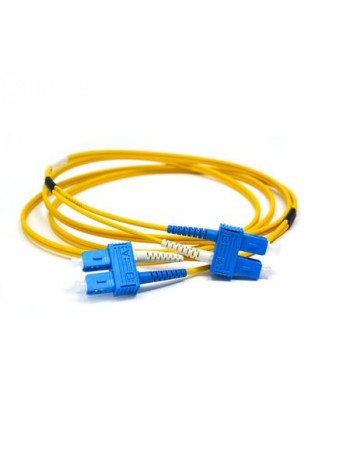 Optinis jungiamasis laidas SC/UPC-SC/UPC SM Duplex 0.5 m