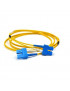 Optinis jungiamasis laidas SC/UPC-SC/UPC SM Duplex 0.5 m