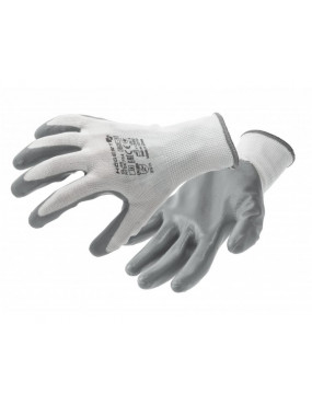 PirÅ¡tinÄs padengtos nitrilu Hogert HT5K755-11-W (11 dydis, pilkos)