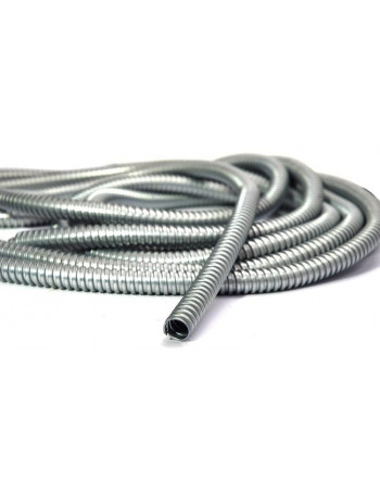 Gofruotas metalinis vamzdis D12 (ritÄ 50m)