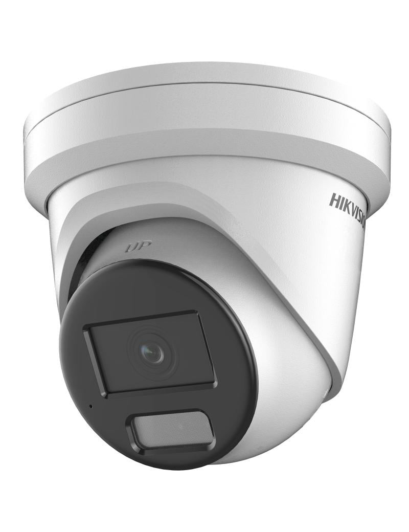 Hikvision dome DS-2CD2346G2H-IS2U/SL F4 (balta, 4 MP, 30 m. IR, AcuSense, DarkFighter)