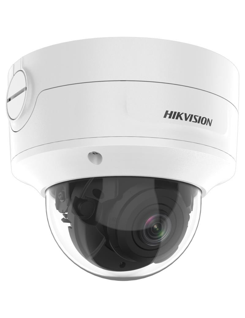 Hikvision dome DS-2CD2746G2HT-IZS F2.8-12 (balta, 4 MP, 40 m. IR, AcuSense, Darkfighter)