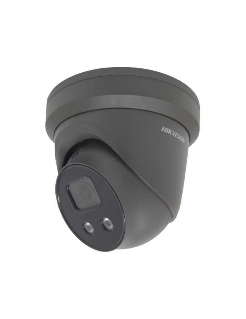 Hikvision dome DS-2CD2386G2-IU F2.8  (juoda, 8 MP, 30 m. IR, AcuSense)