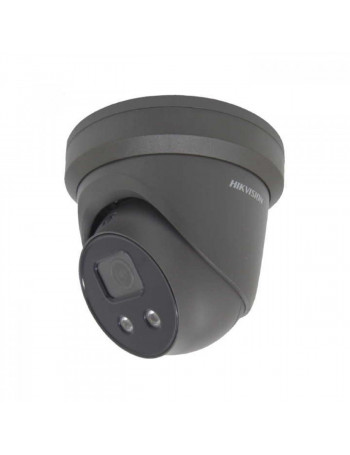 Hikvision dome DS-2CD2386G2-IU F2.8  (juoda, 8 MP, 30 m. IR, AcuSense)