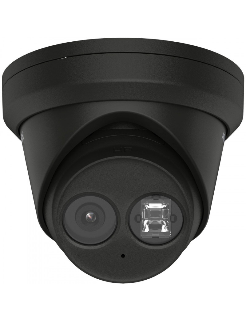 Hikvision dome DS-2CD2383G2-IU F2.8 (juoda, 8 MP, 30 m. IR, AcuSense)