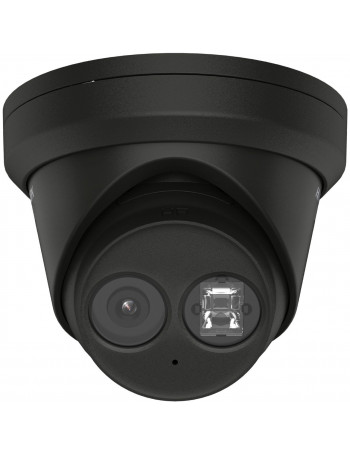 Hikvision dome DS-2CD2383G2-IU F2.8 (juoda, 8 MP, 30 m. IR, AcuSense)