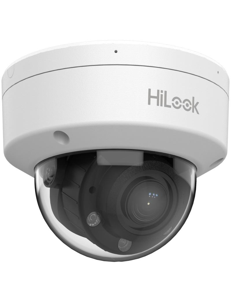 HiLook dome IPC-D620HA-LZU F2.8-12 (balta, 2  MP, 30 m. IR, 30 m. LED, Hybrid Light)
