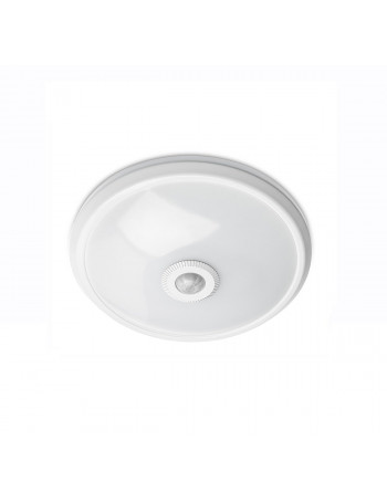 ITALIA LED Å¡viestuvas su judesio davikliu (12w, 4000K, 900lm, IP20) GTV OS-ITL12W-LED