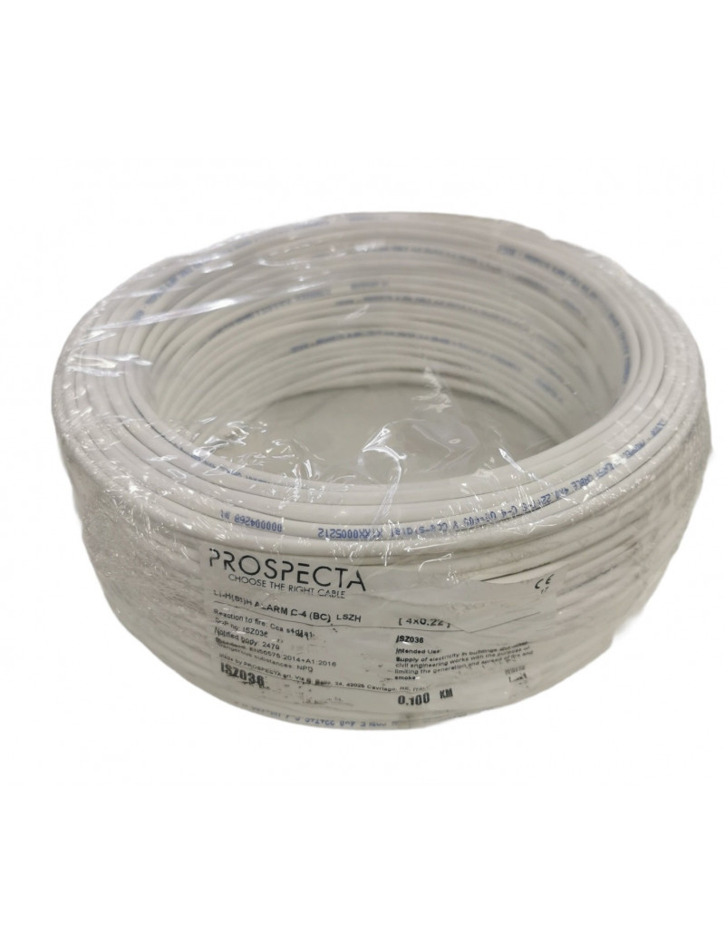 Prospecta apsauginis kabelis 4 x 0.22 (100 m)