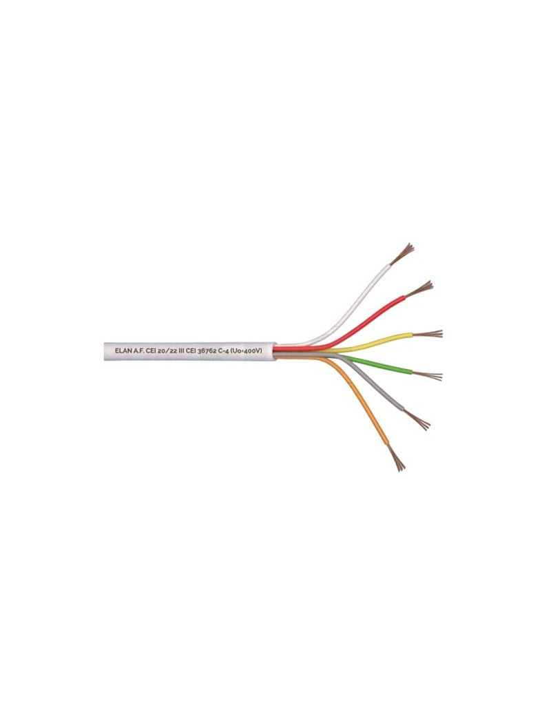 ELAN lÅ«dytas apsauginis kabelis 6x0.22