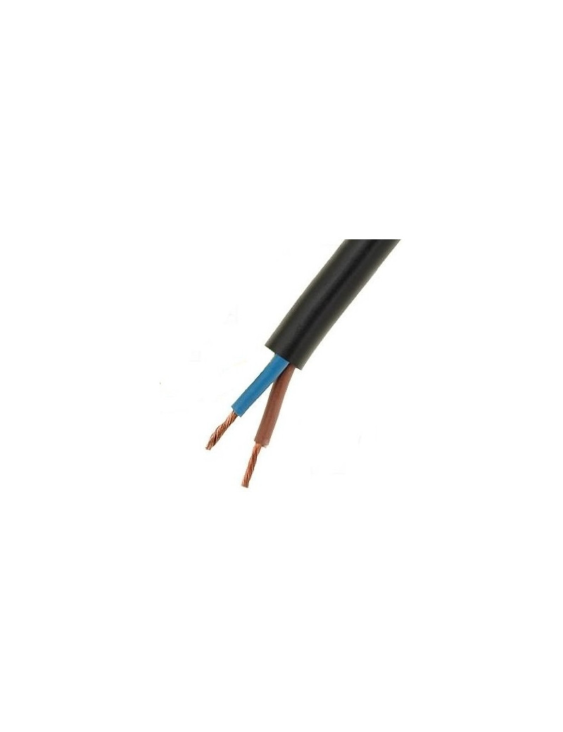 OMY kabelis 2x1.5mm2 (juodas)