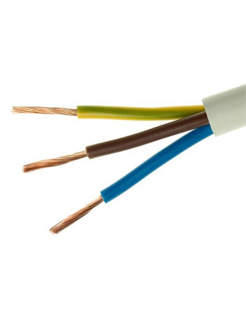 Lietkabelis OMY kabelis 3x2.5mm2