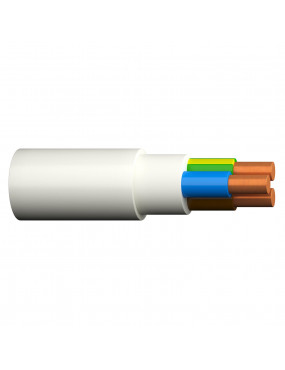 XPJ-HF D 3x1.5 kabelis Prysmian Group (monolitas, baltas, 1 m., 500m bÅ«gnas)