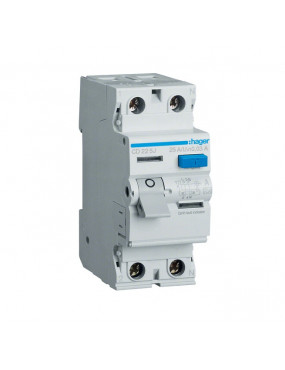 SrovÄs nuotekio relÄ Hager CD225J (A, 25A, 2P, 30mA, 230V)