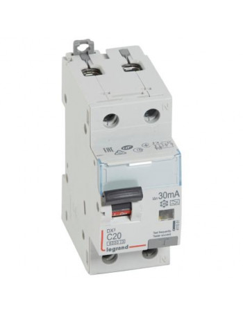 SrovÄs nuotekio relÄ su automatiniu jungikliu Legrand 411051 (C, 20A, 2P, 30mA, 230V)