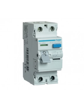 SrovÄs nuotekio relÄ Hager CD226J (AC, 25A, 2P, 30mA, 230V)