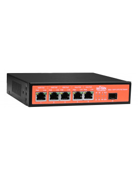 5 prievadÅ³, 5 PoE komutatorius Wi-Tek WI-PS306GF-UPS