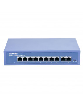 10 prievadÅ³ komutatorius Acorid CS1110P (8 PoE, 2 Uplink, 2 Gbps)