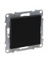 2 kl. juodas mygtukas Suno Legrand 721417