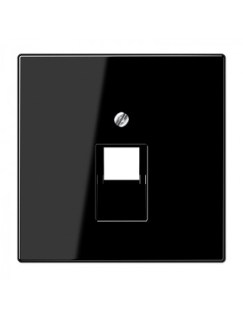 Kompiuterinio lizdo apdaila JUNG LS969-1UASW (juoda, 1xRJ45)