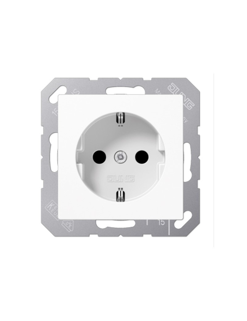 KiÅ¡tukinis lizdas JUNG A1520KIWW (baltas, matinis, 16A/250V)