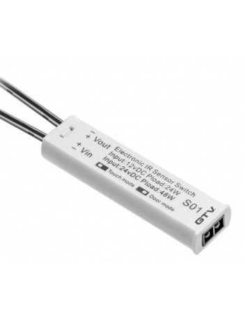 Bekontaktis jungiklis LED juostoms GTV AE-WBBUNI-10DIM (baltas, 12V)