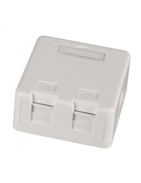 VirÅ¡tinkinÄ dvivietÄ montavimo dÄÅ¾utÄ EFB ET-25168 (2 x RJ45, balta)