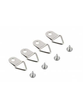 LED paneliÅ³ 60x60 tvirtinimo komplektas GTV ZM-HOOK4-BK-00 (4 vnt.)