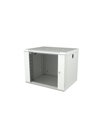 KomutacinÄ spinta 19'' pakabinama 3U 540x400x180mm (balta, stiklo durys)