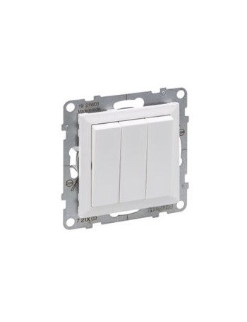 3 kl. jungiklis baltas su varÅ¾tiniais gnybtais 10AX Suno Legrand 721103