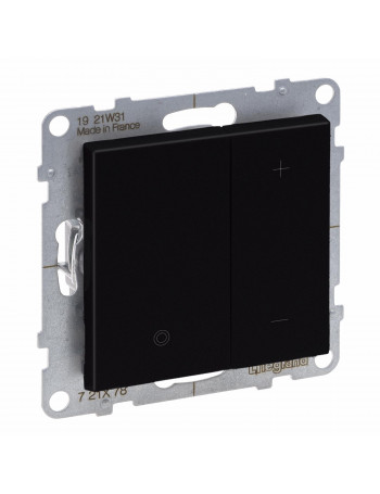 Dimeris juodas LED 300W SUNO Legrand 721478 (10 lempuÄiÅ³ max, kaitrinÄs lempos - 300W)