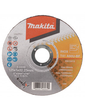 Pjovimo diskas metalui 125mm Makita E-03040