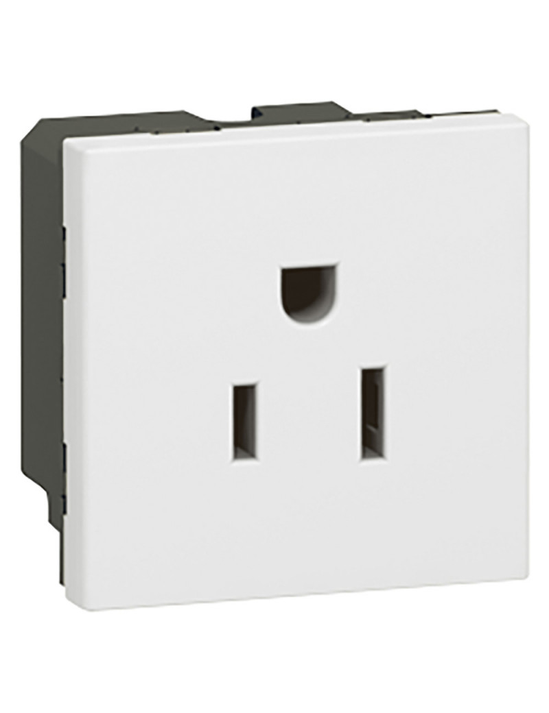 KiÅ¡tukinis lizdas Legrand Mosaic 077504 (Balta, US tipo)