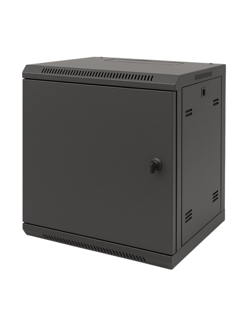 KomutacinÄ spinta 19'' pakabinama 6U 600x450mm (juoda, nesurinkta, IP20)