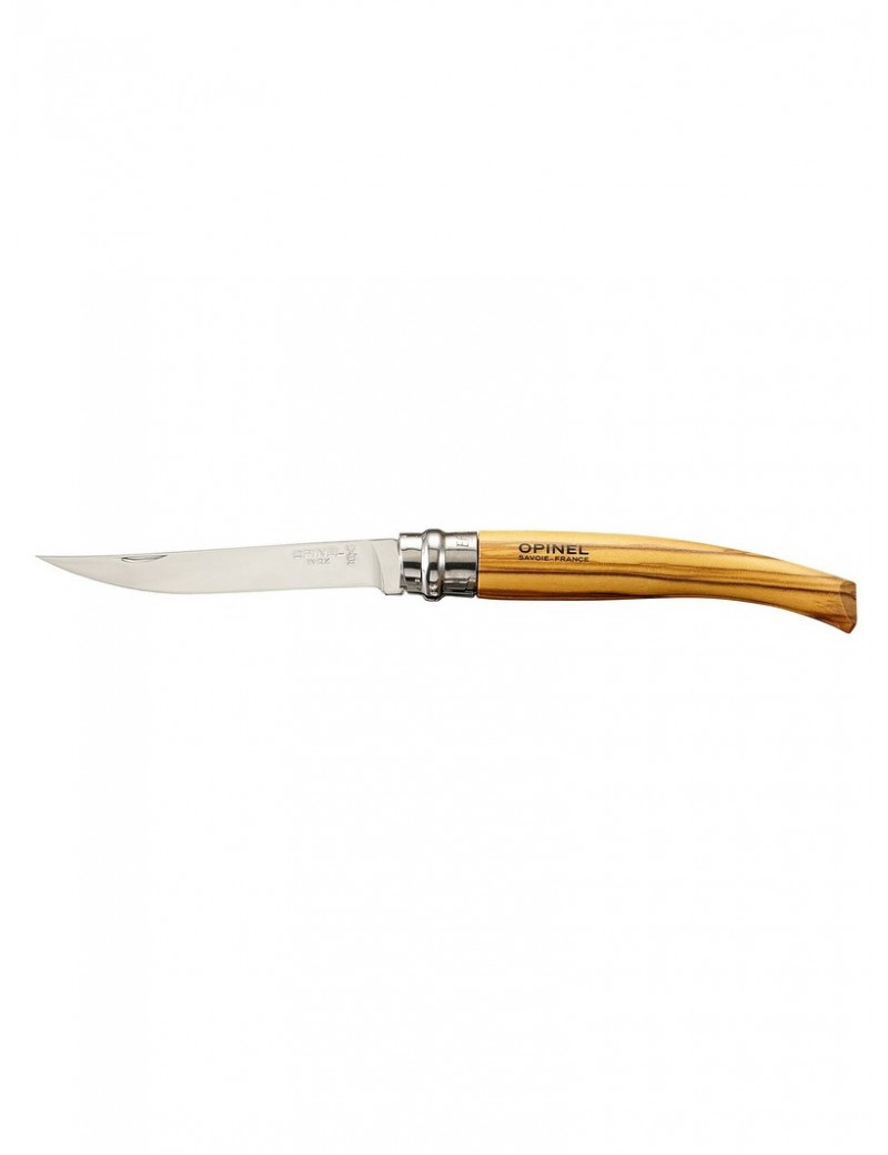 Opinel peilis Nr.10 plonais ašmenimis - alyvmedžio rankena