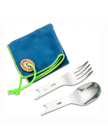 Šaukšto ir šakutės priedas peiliui Opinel Picnic Plus