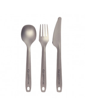 Įrankių rinkinys Lifeventure Titanium 3pcs Cutlery Set