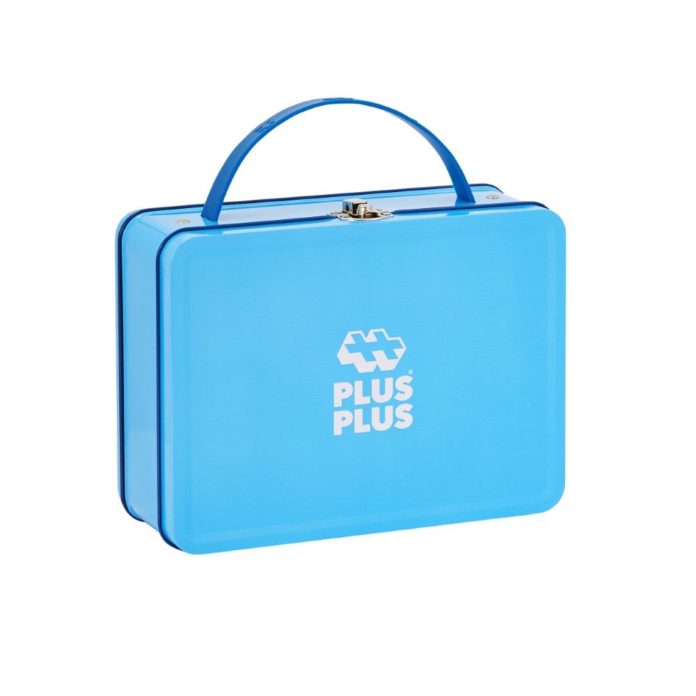 Plus Plus konstruktoriaus LAGAMINAS mėlynas metalinis