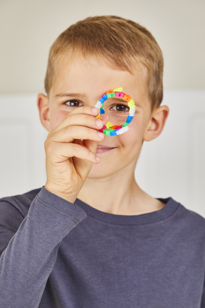 Plus Plus konstruktorius neoninių spalvų 600 det