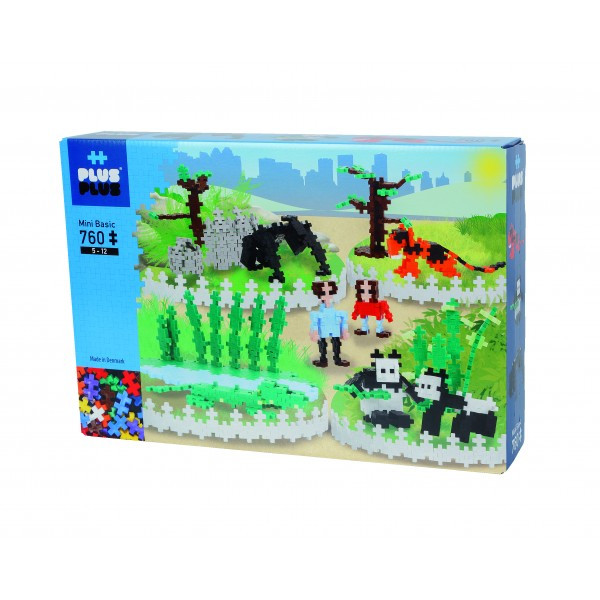Plus Plus konstruktorius Zoologijos sodas 2 Mini bazinės 760