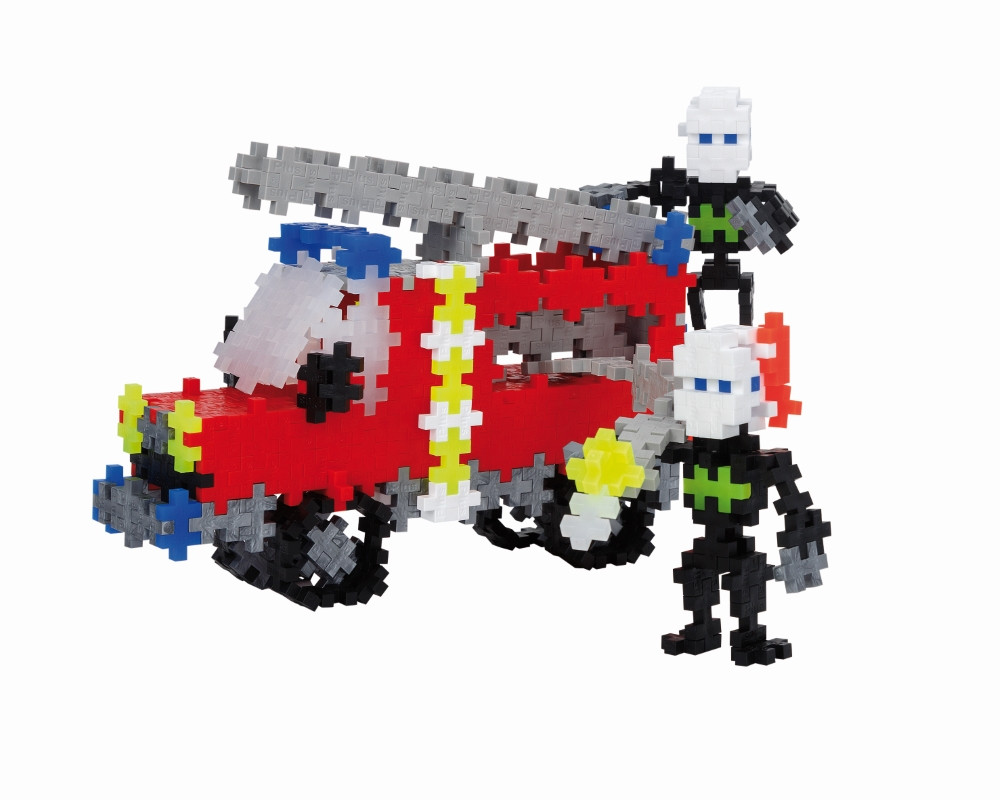 Plus Plus konstruktorius Ugniagesių automobilis su ugniagesiais 480