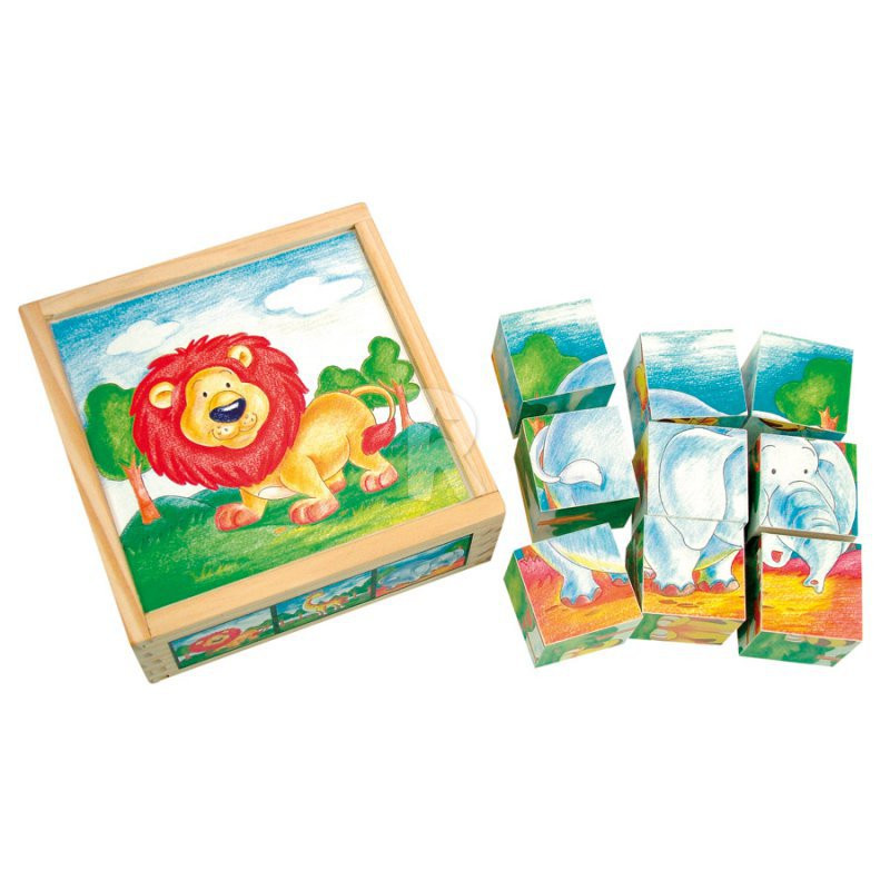 Kaladėlių dėlionė Laukiniai gyvūnai