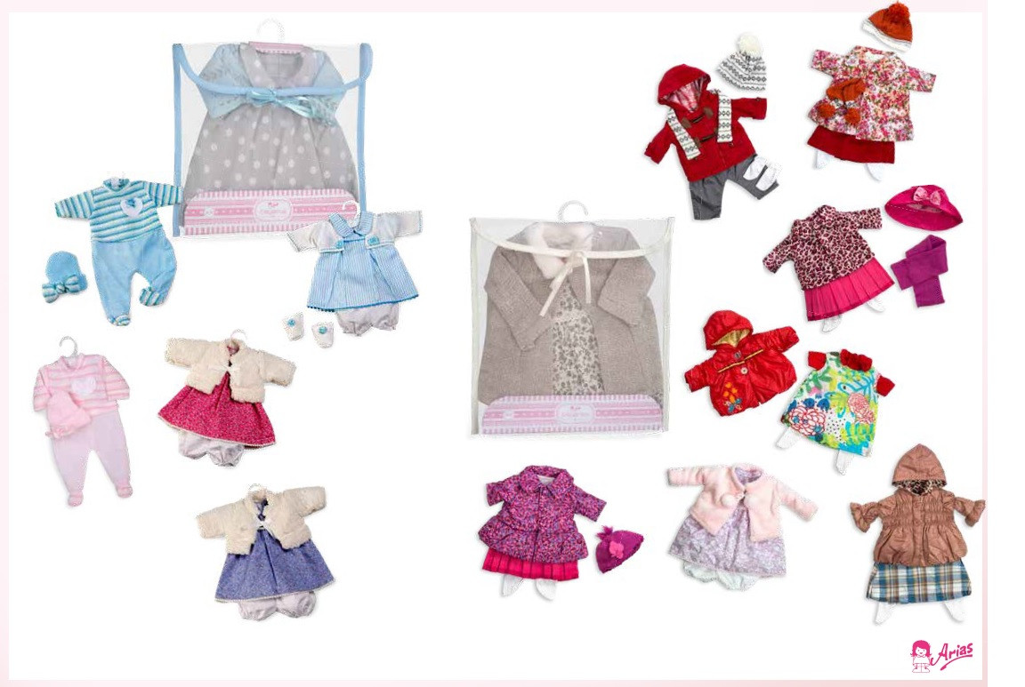 Arias rūbeliai lėlei 50 cm