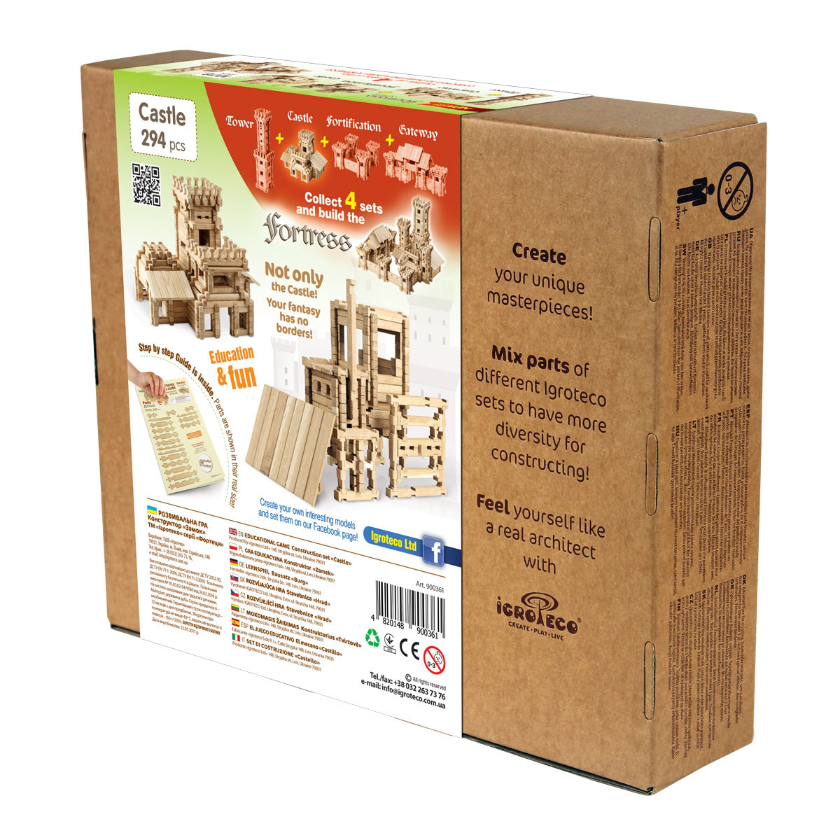 Konstruktorius Pilis 294 detalės