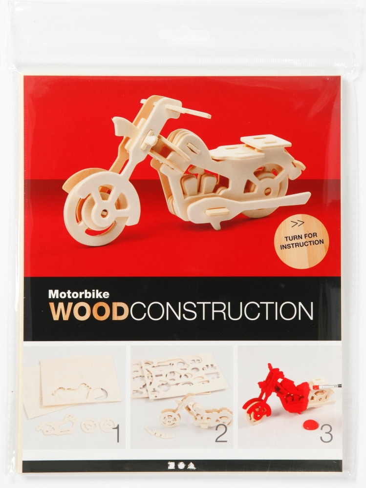 3D medinis konstruktorius MOTOCIKLAS
