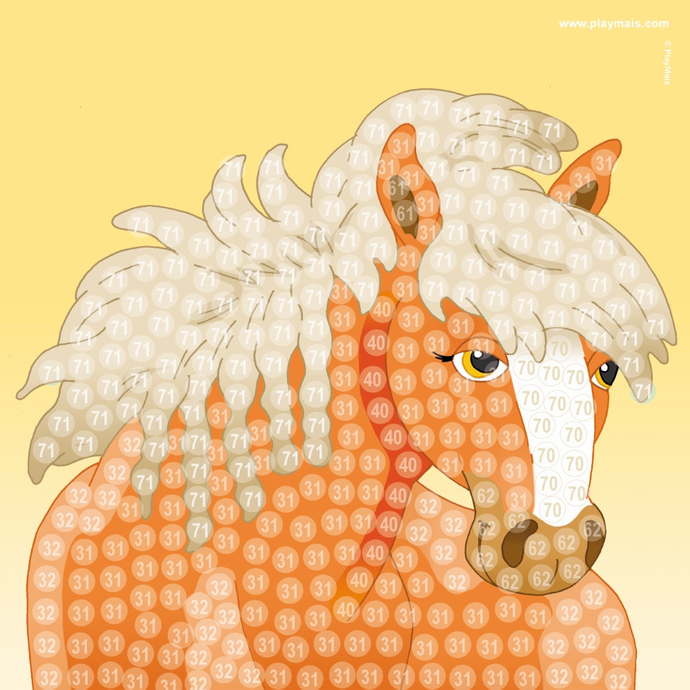 PlayMais žaidimas mozaika 3000 Žirgai