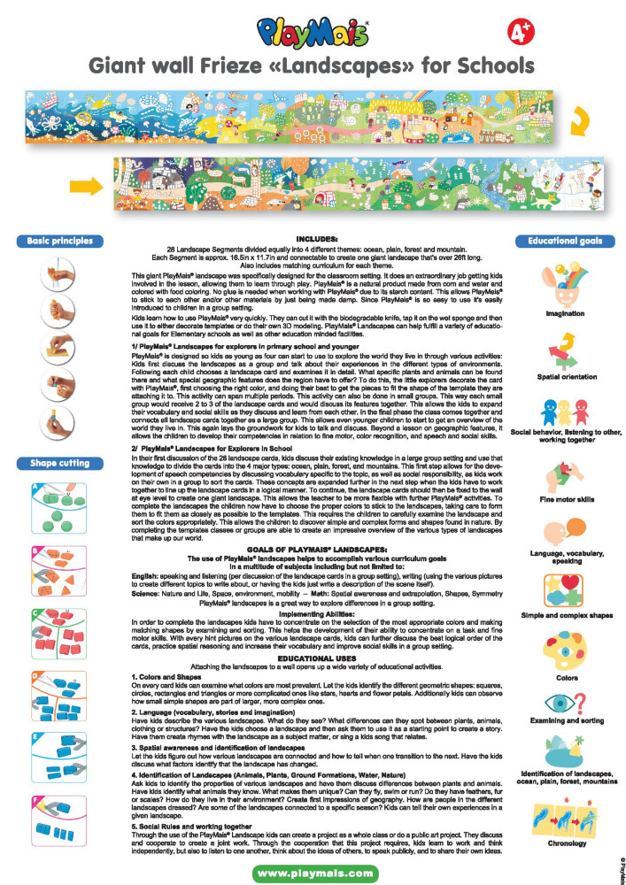 PlayMais EDUKACINĖS kortelės GAMTA