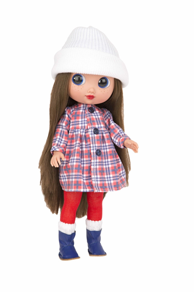 Arias lėlytė DUNIJA Languota suknytė