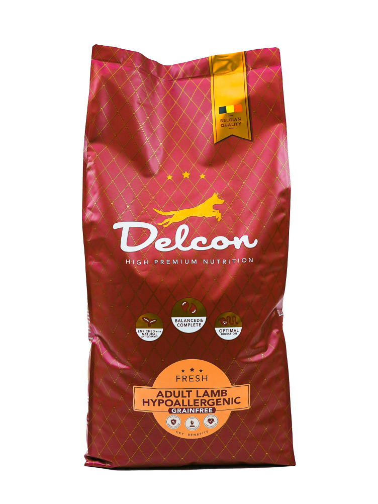 Visavertis begrūdis hipoalerginis pašaras alergiškiems šunims HYPOALLERGENIC su ėriena / 10 kg