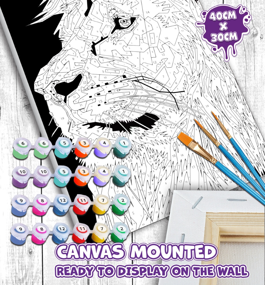 Splat Planet tapyba pagal skaičius LIŪTAS 30x40 cm